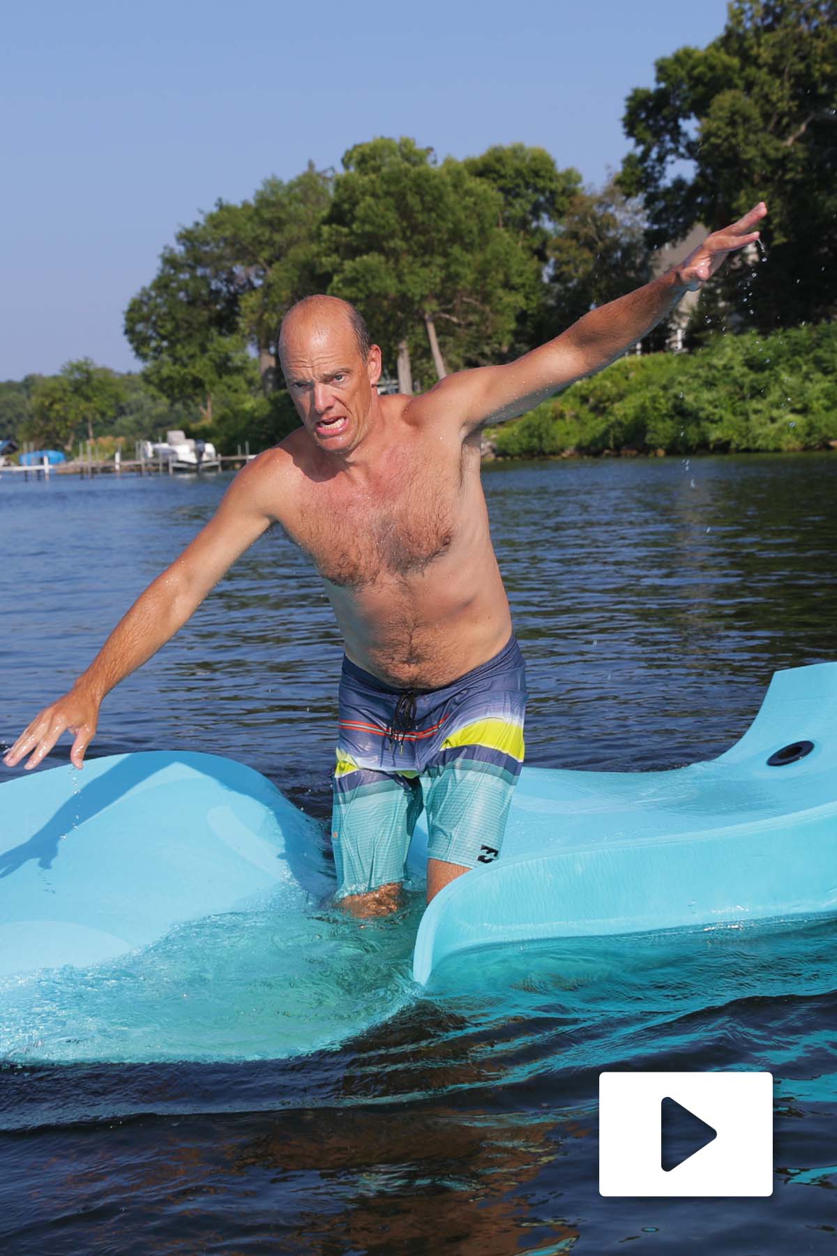 Diy floating hot sale water mat