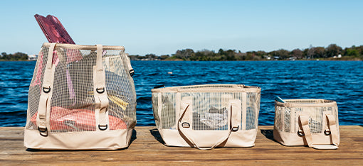 False bottom beach bag hotsell