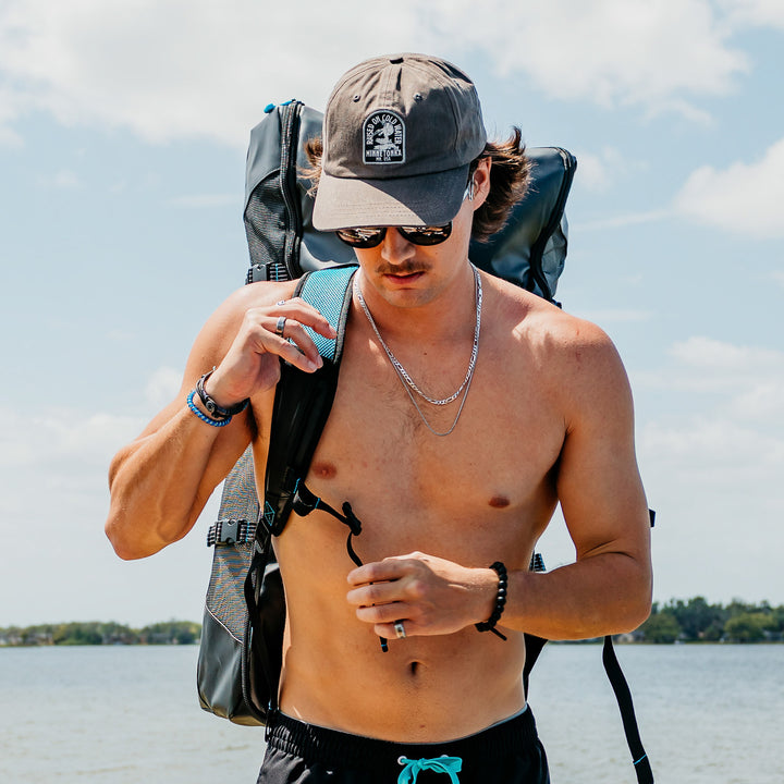 Six Panel Waxed Canvas Dad Hat | Raised on Cold Water