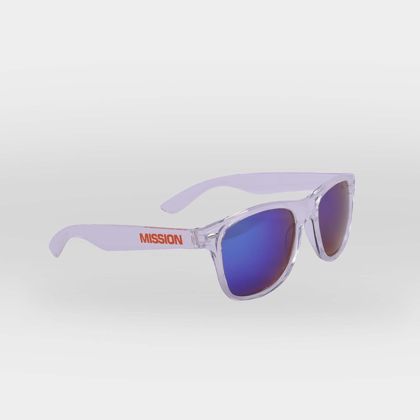 Mission official clear frame sunglasses