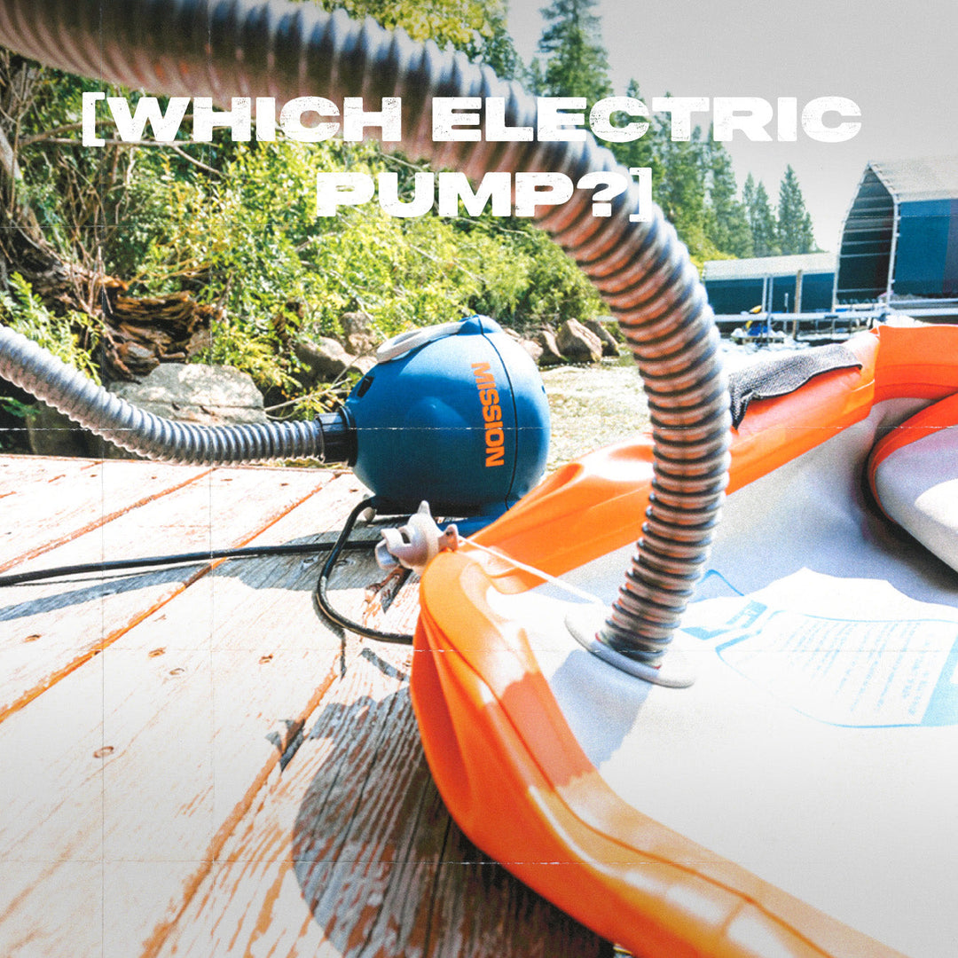 Which Electric Pump? REEF Mat being inflated by pump