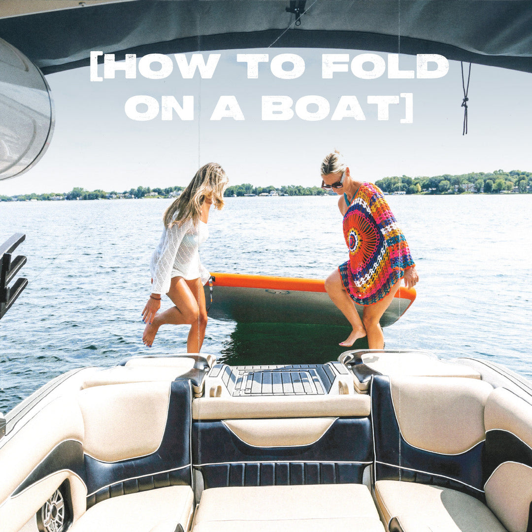 How to Fold up a MISSION Reef Mat From the Boat