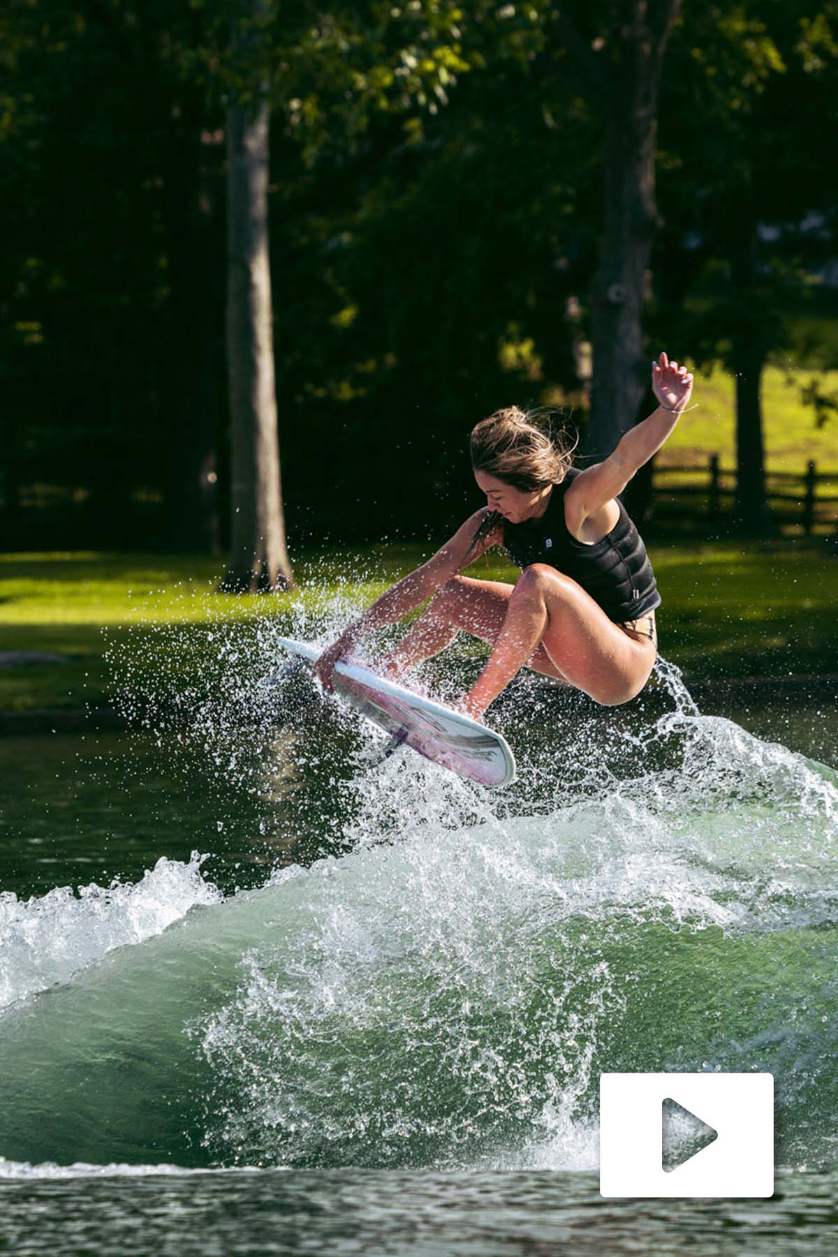 Wakesurfing Behind A Boat with an Aftermarket Wake Shaper