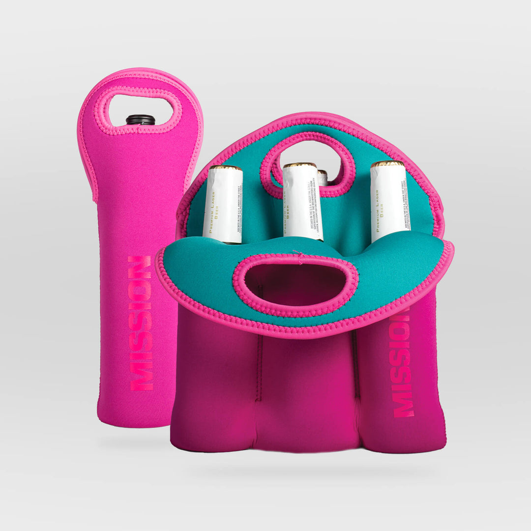 Neoprene Drink Totes | Beer & Wine Carriers