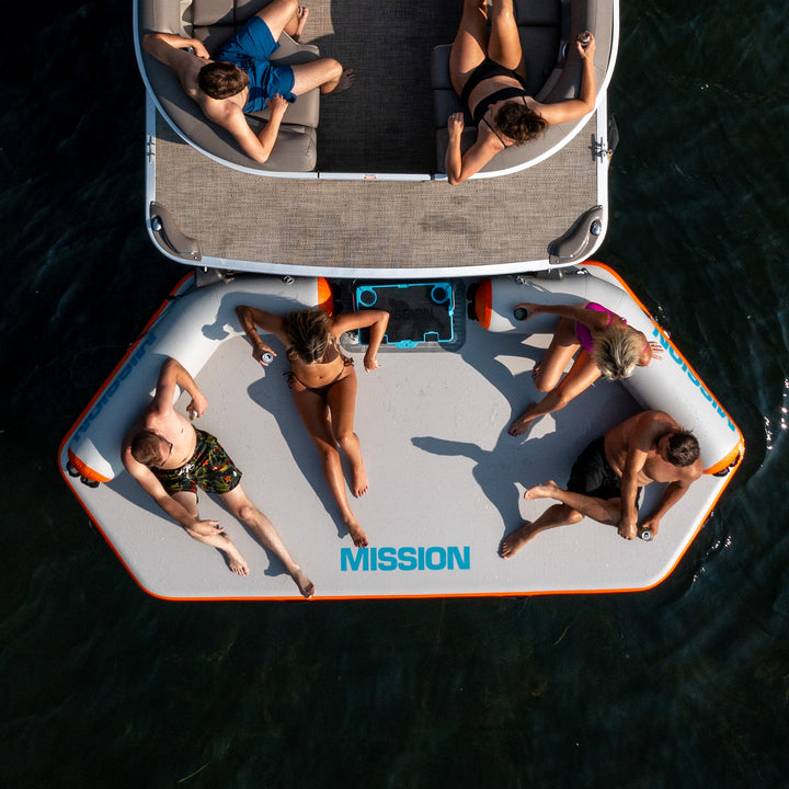 REEF DECK | Inflatable Swim Platform + Lounger