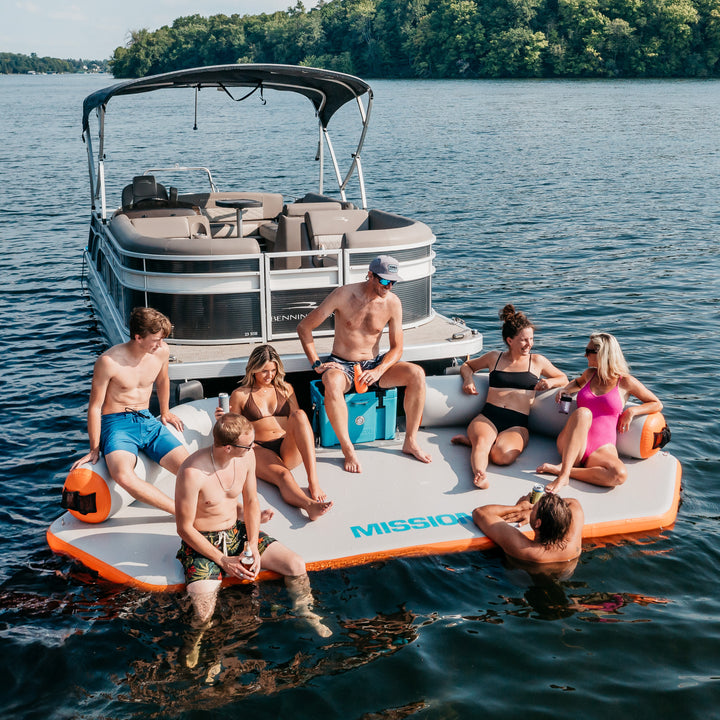 REEF DECK | Inflatable Swim Platform + Lounger