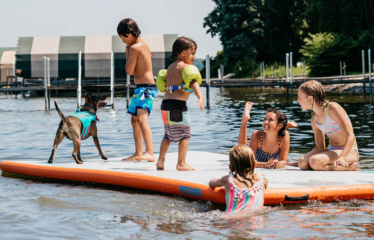 Inflatable Docks and Swim Platforms | MISSION Boat Gear
