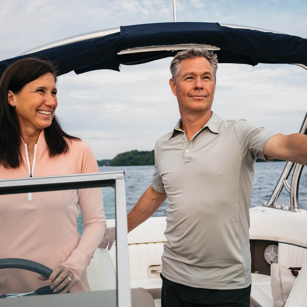 DS Mesh-Sided Polo | The MO Dock-Side Polo
