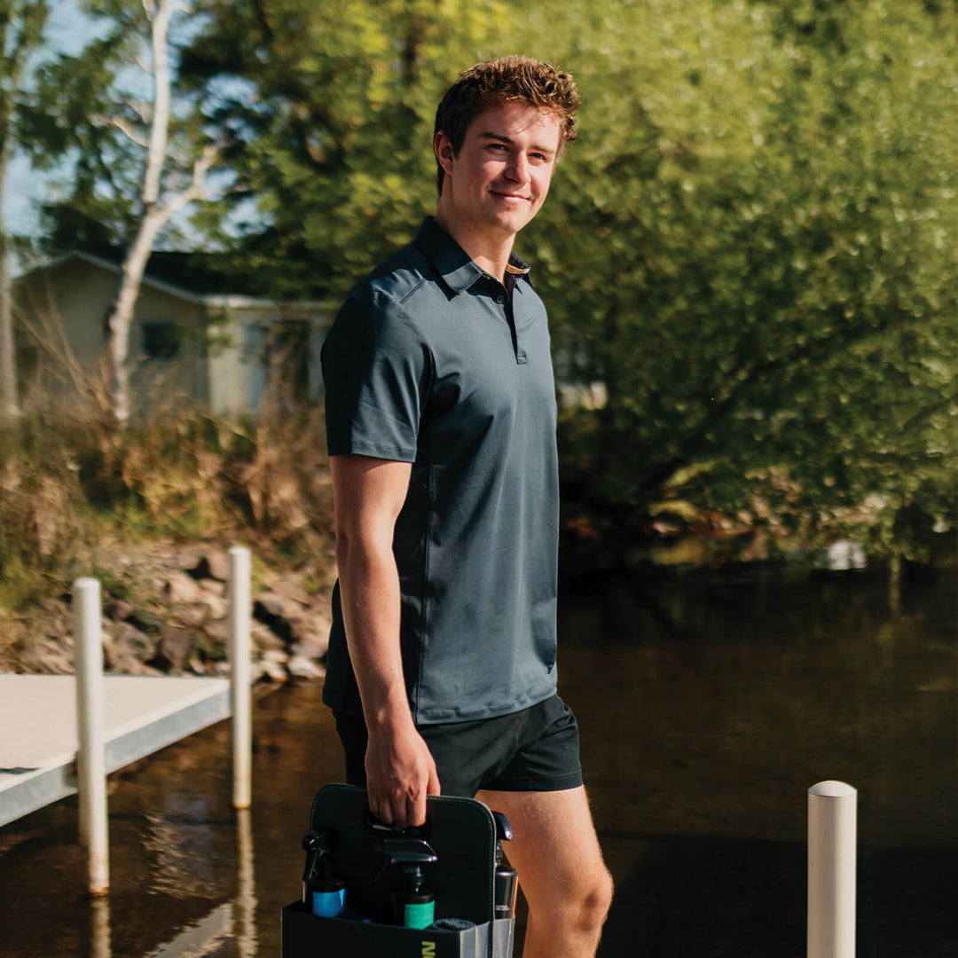 DS Mesh-Sided Polo | The MO Dock-Side Polo
