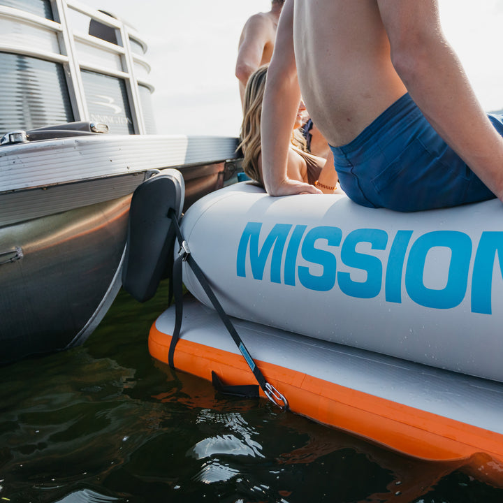 REEF DECK | Inflatable Swim Platform & Lounger | Connects to Pontoon