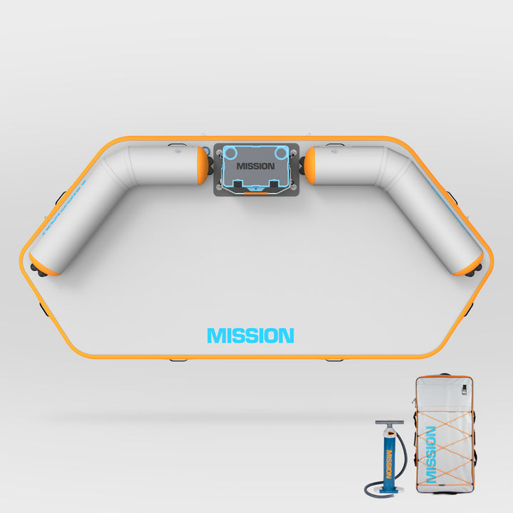 REEF DECK | Inflatable Swim Platform & Lounger | Connects to Pontoon