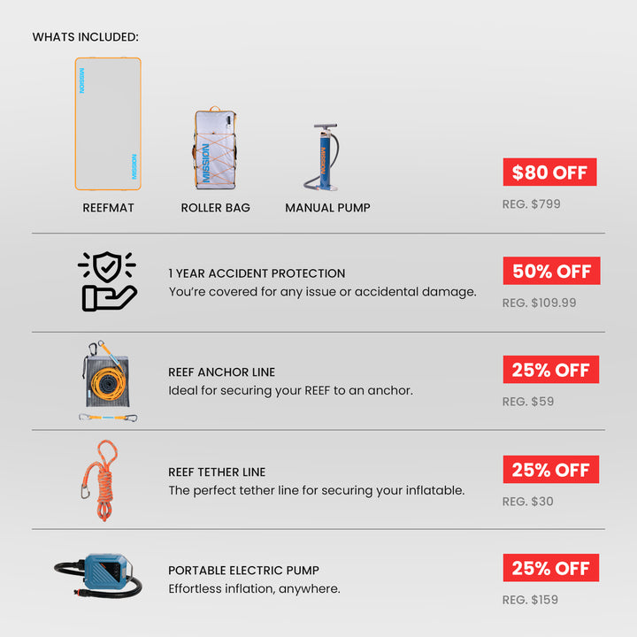 Ultimate Bundle // REEF MAT | 6.5ft x 13ft