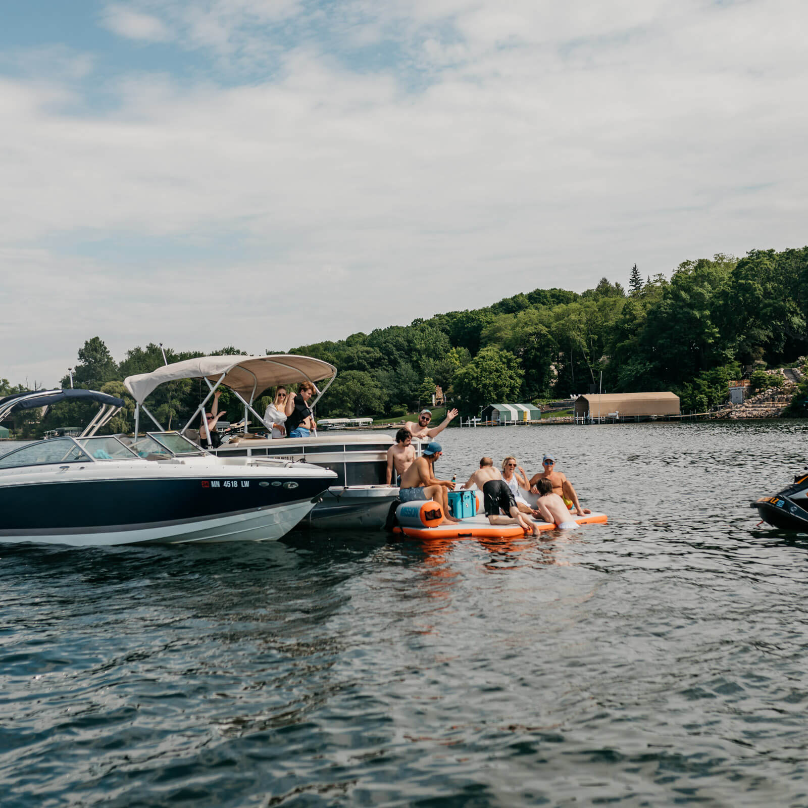 REEF DECK | Inflatable Swim Platform + Lounger