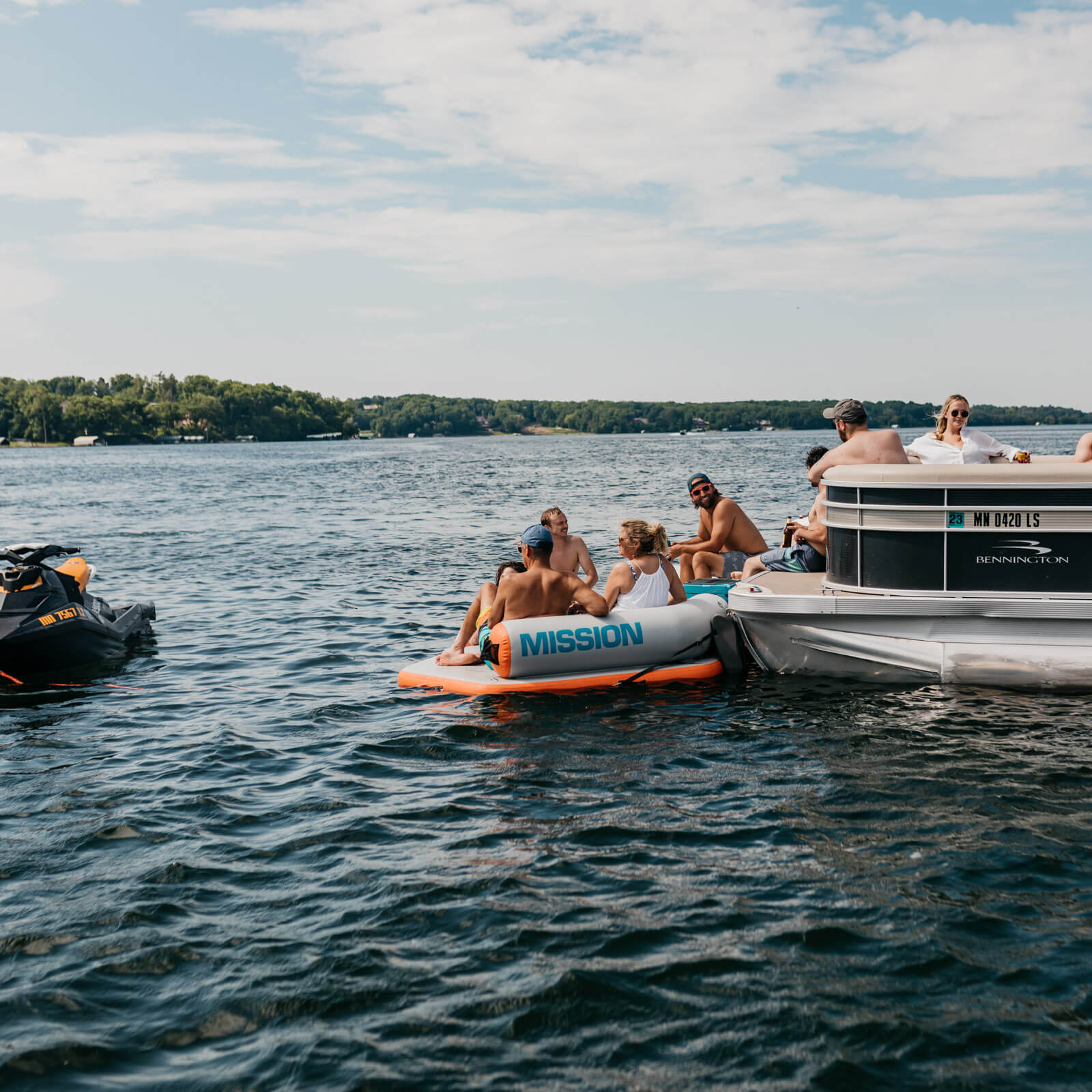 REEF DECK | Inflatable Swim Platform + Lounger