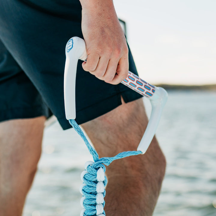 MISSION Wakesurf Rope | 22 ft Adjustable Surf Rope &amp; Handle