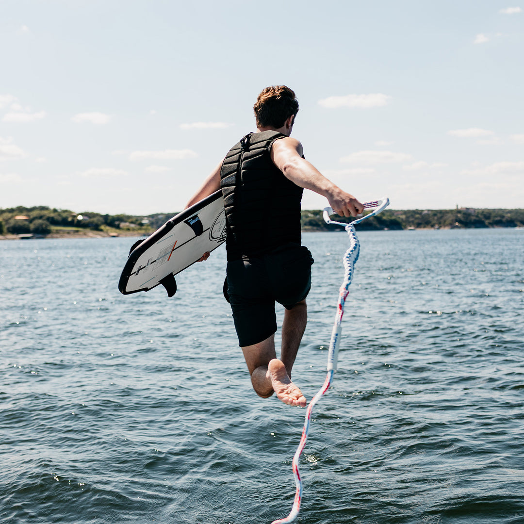 MISSION Wakesurf Rope | 22 ft Adjustable Surf Rope &amp; Handle