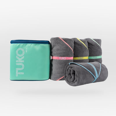 TUKO | Microfiber Swim Towel Set | Beach Towels