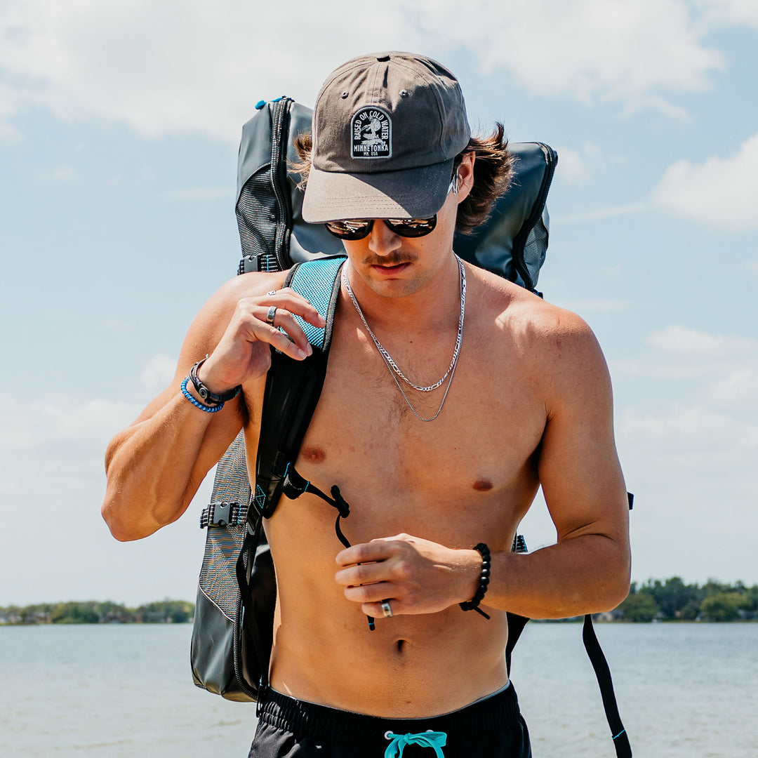 Six Panel Waxed Canvas Dad Hat | Raised on Cold Water