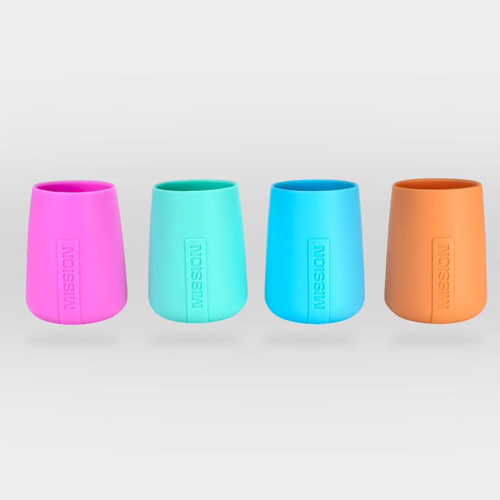 Flexible Tumblers | Set of 4 | Silicone Wine/Beverage Tumblers