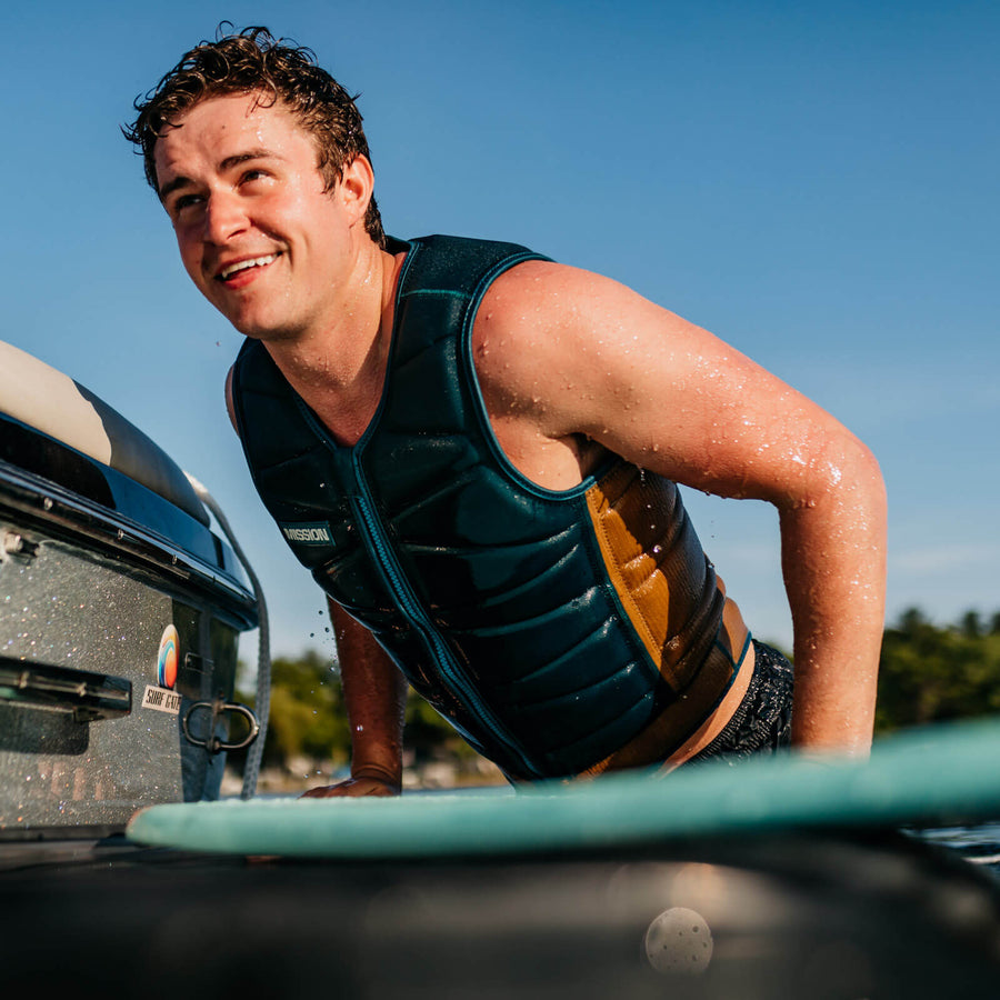 ONDO Comp & Impact Life Vest for Wakesurfing & Wakeboarding MISSION