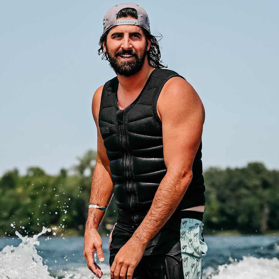 ONDO Comp & Impact Life Vest for Wakesurfing & Wakeboarding MISSION