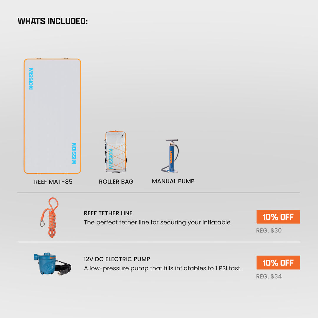 REEF MAT | Inflatable Water Mat | The Original MISSION Mat