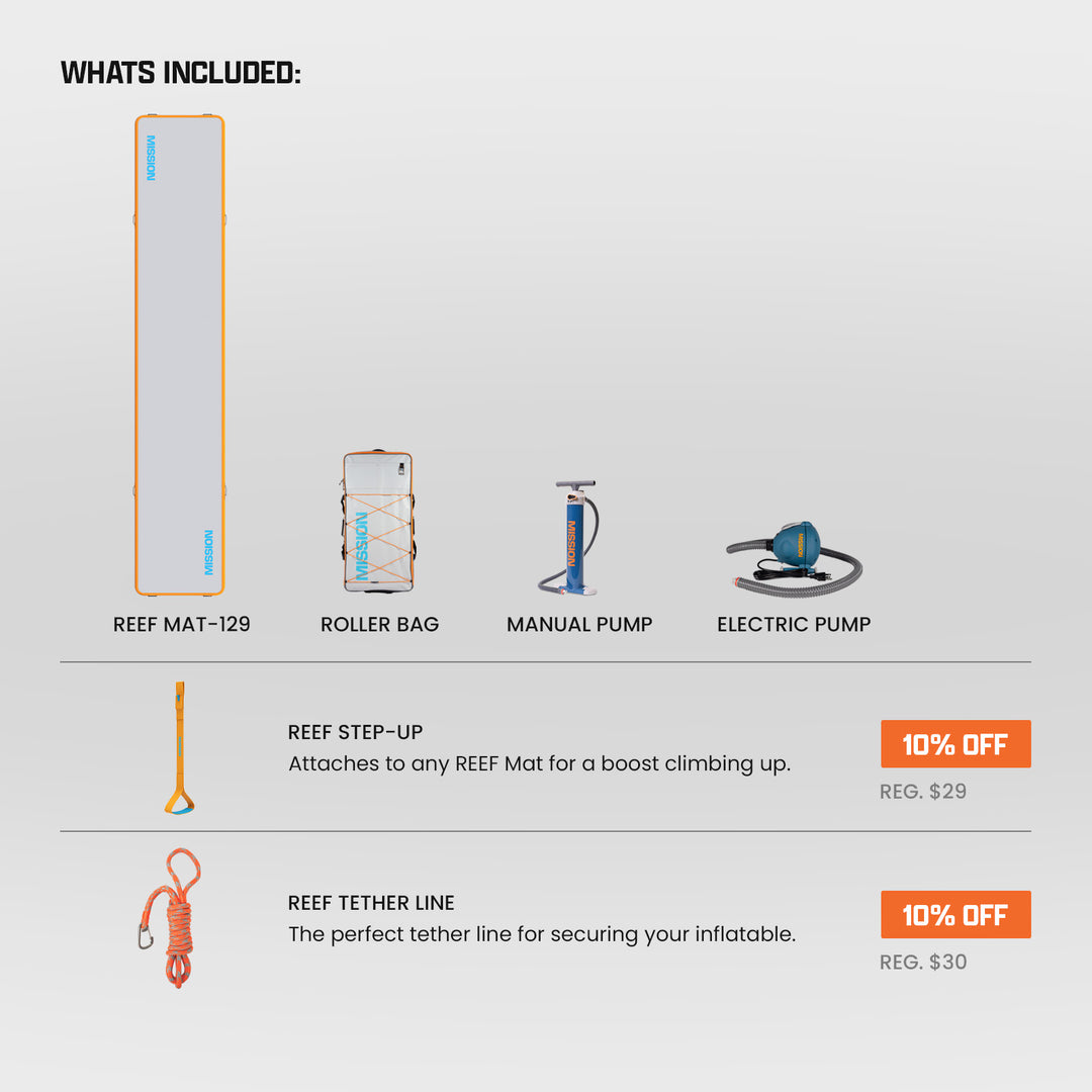 REEF MAT | Inflatable Water Mat | The Original MISSION Mat