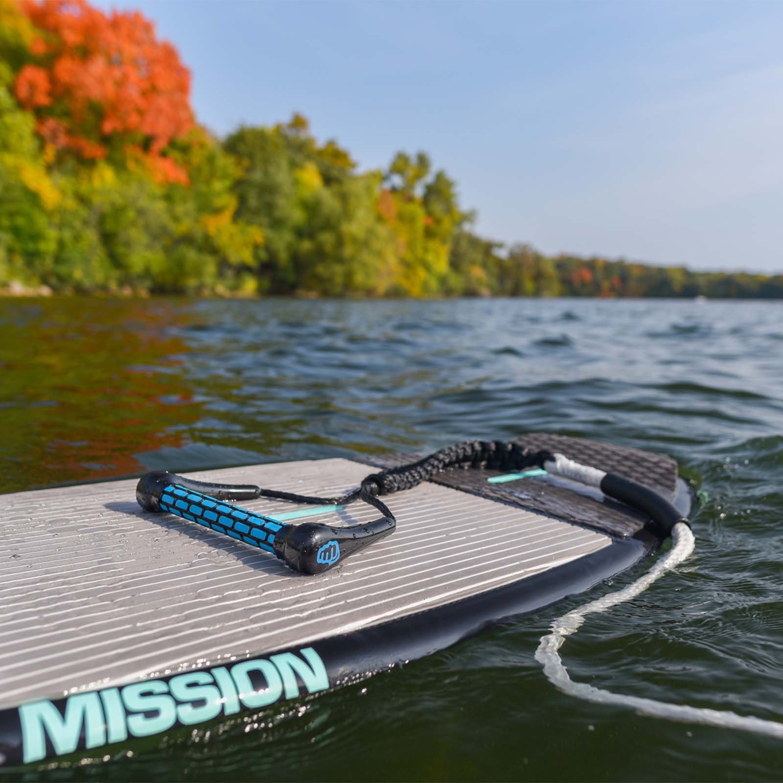 surf rope on paddleboard