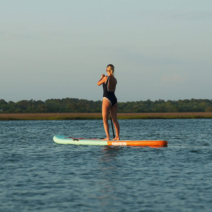 person paddling on argo isup
