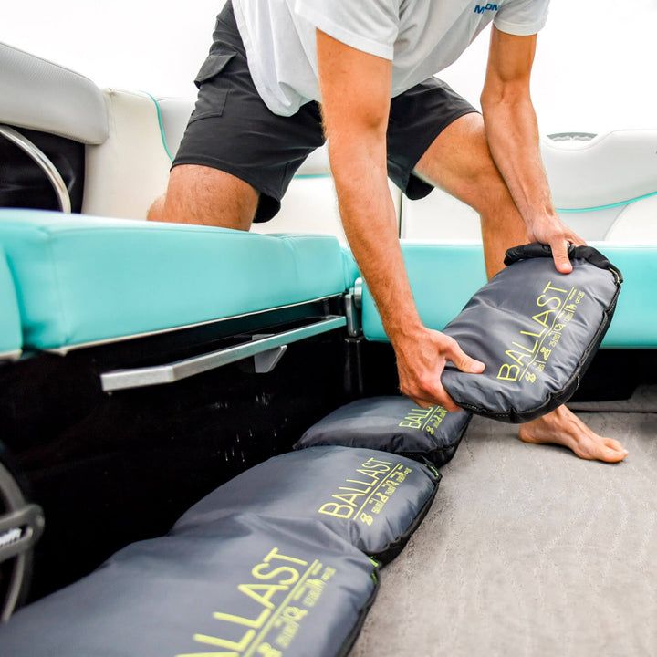 person using atlas ballast bags
