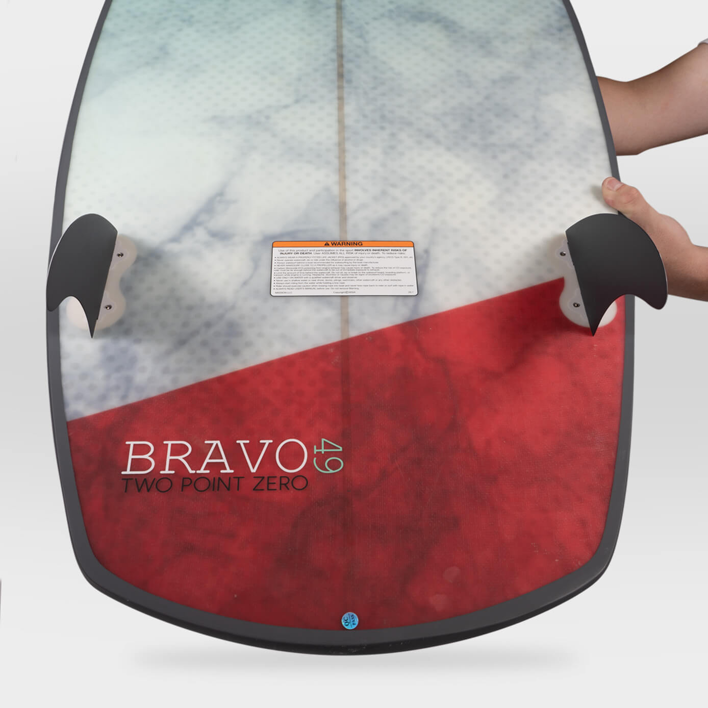 B-Stock | BRAVO 2.0 Surf-Style Wakesurfer | MISSION Wakesurf Boards