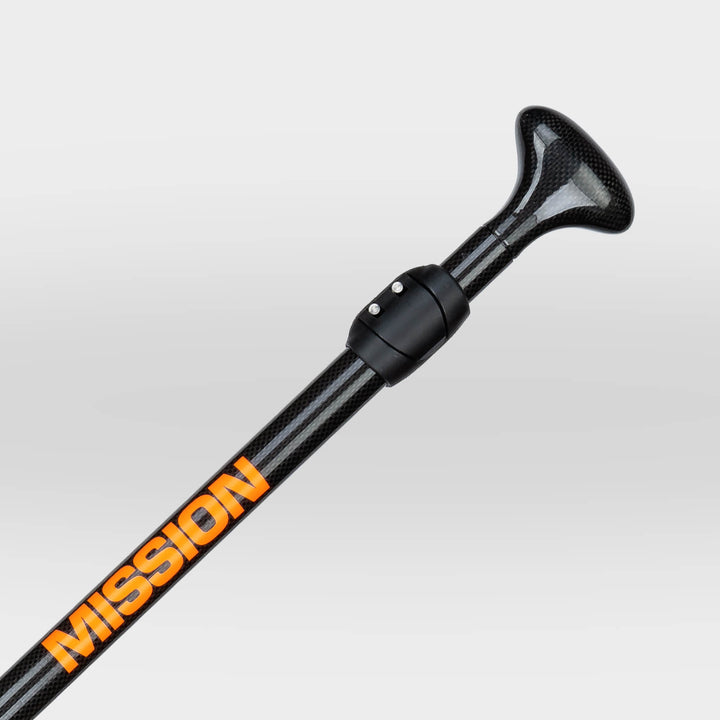 Handle on Carbon Fiber Paddle for iSUP Paddleboard