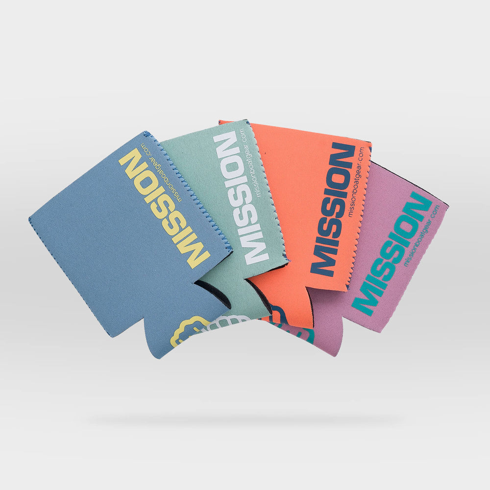 Variety of can koozies from MISSION