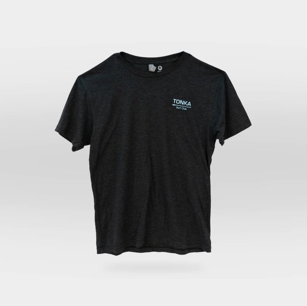 back of MN tonka surf club shirt