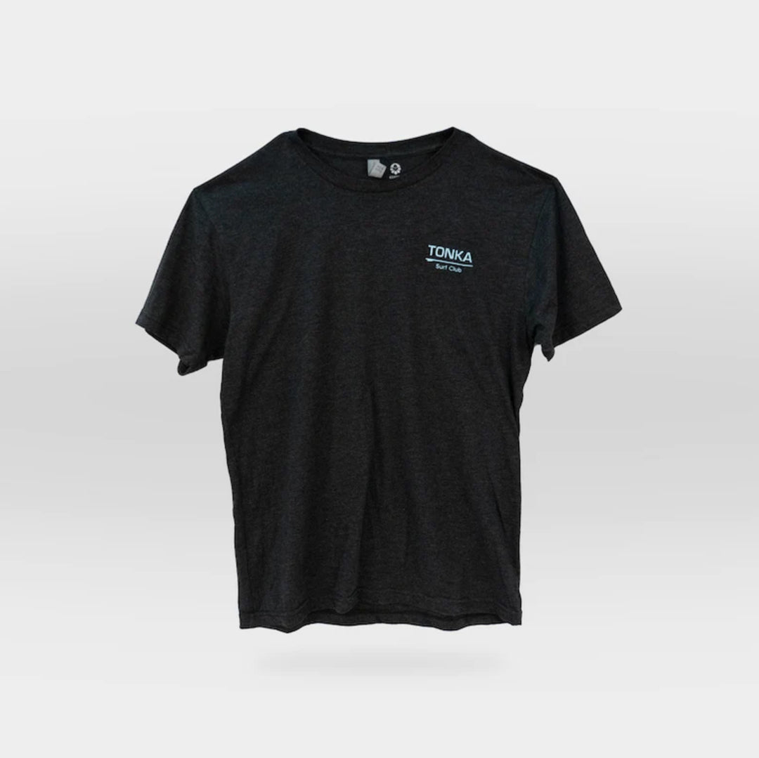 back of MN tonka surf club shirt