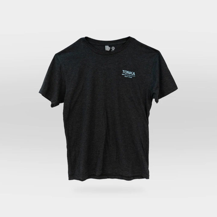 back of MN tonka surf club shirt