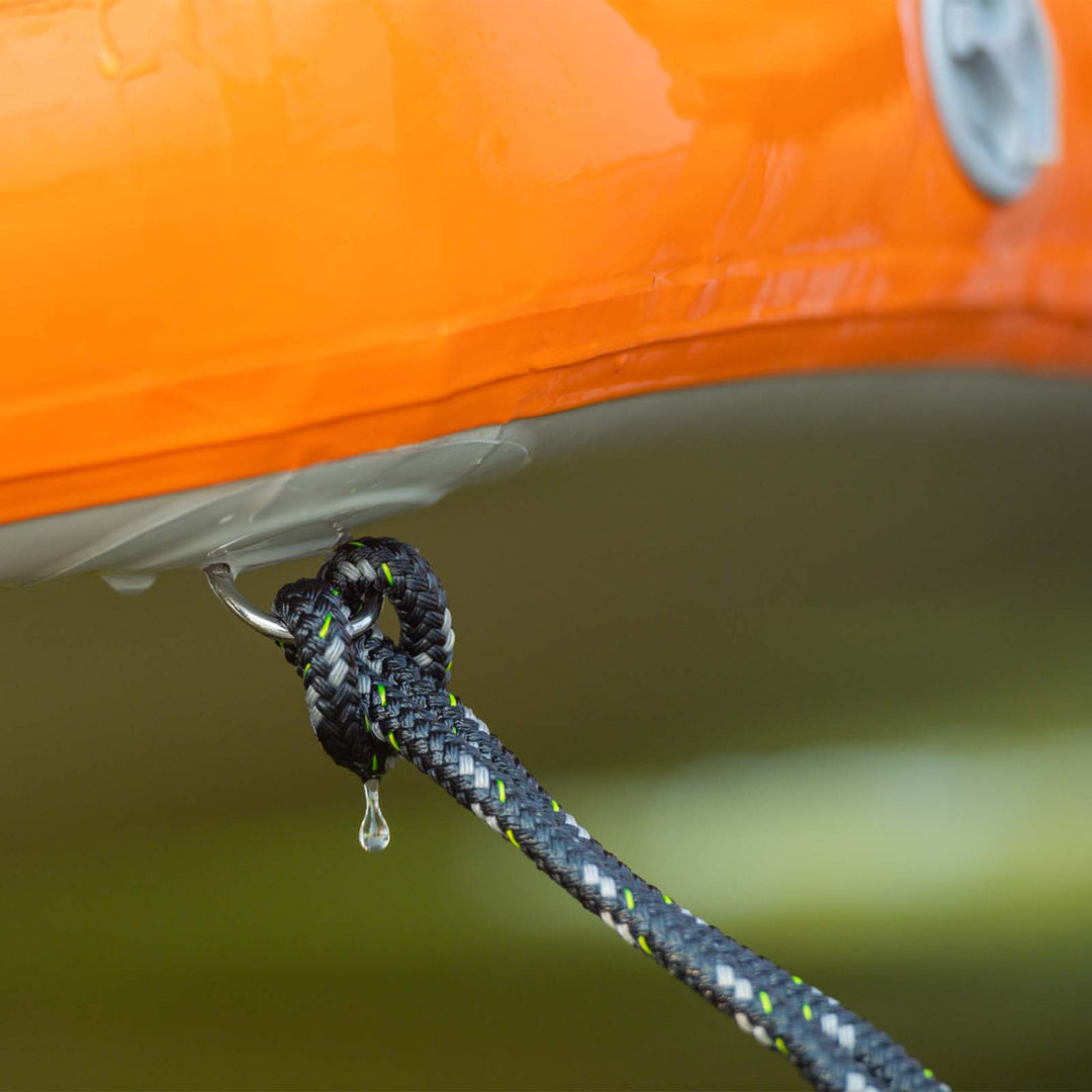 Close up of tie-up part of REEF SPLASH mat