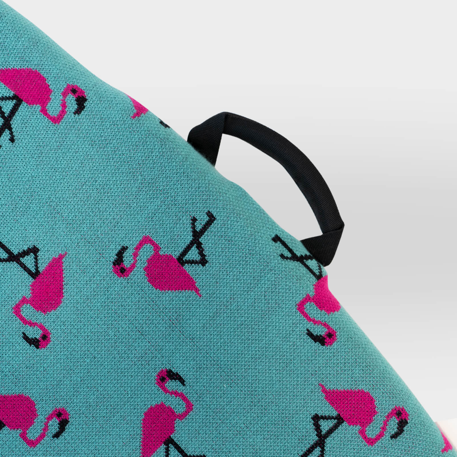 flamingo board sock close up handle