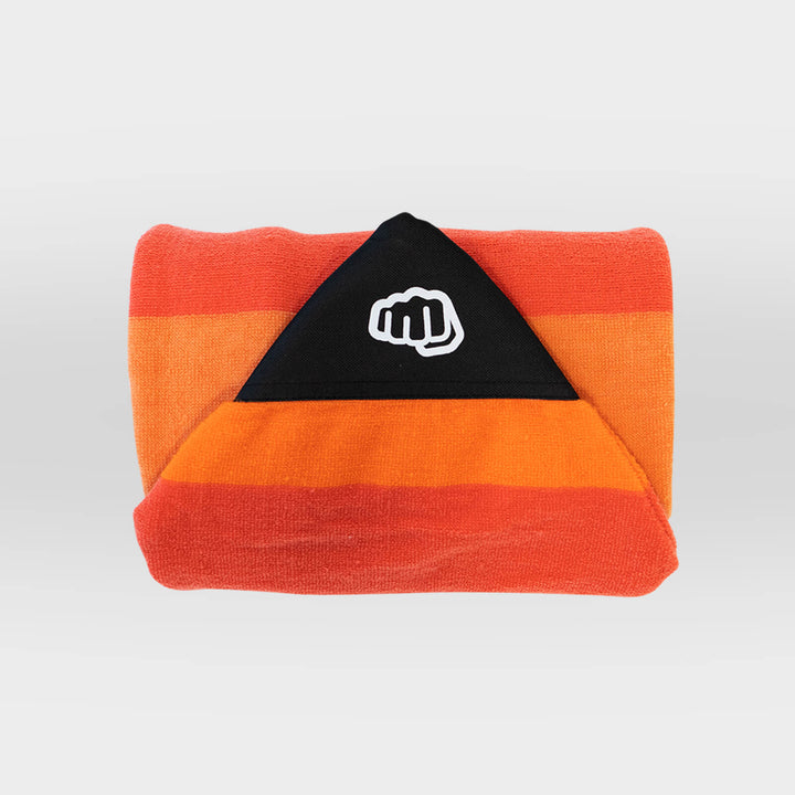 rolled up creamsicle board sock