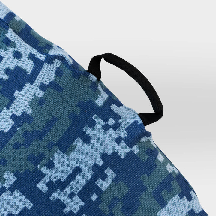 water camo board sock close up handle