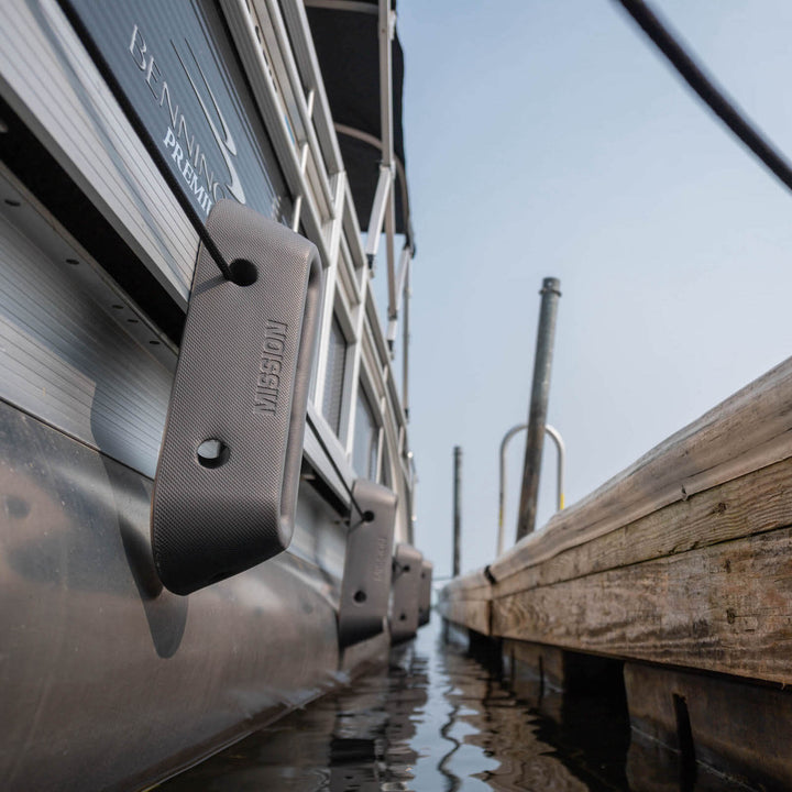 icon boat fender in use on boat