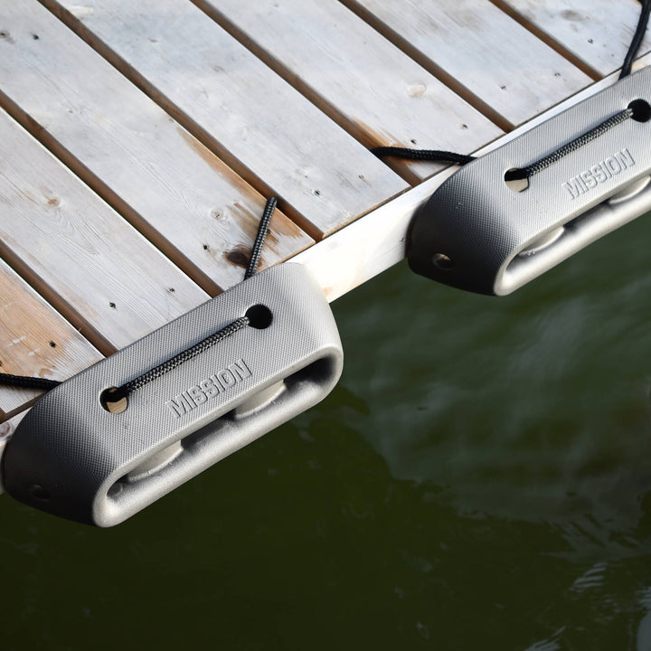 icon boat fender in use on dock