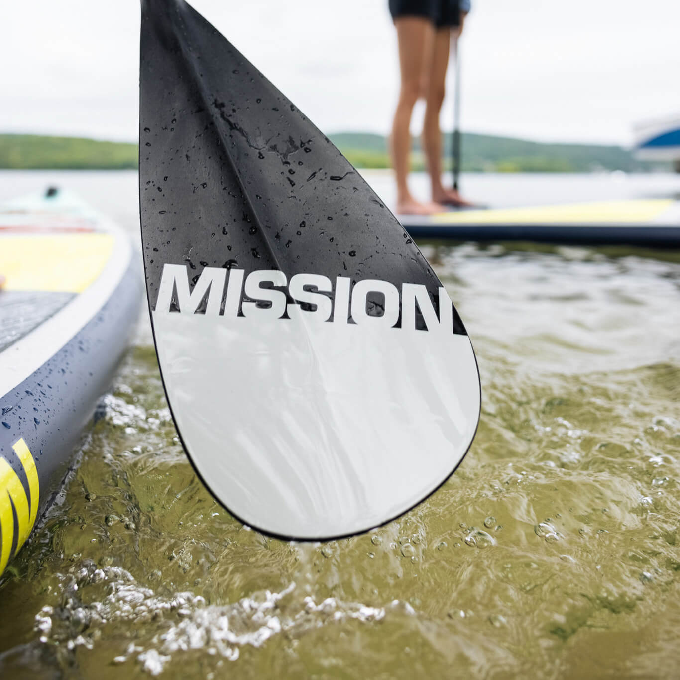 close up of Aluminium iSUP Paddleboard Paddle